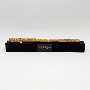 Caneta Spiro Capim Dourado e Fio Fino Rose CA33