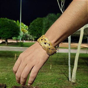 Pulseira Capim Dourado  Cód. P7 - Hipoalergênico