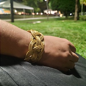 Pulseira Capim Dourado  Cód. P9 - Hipoalergênico