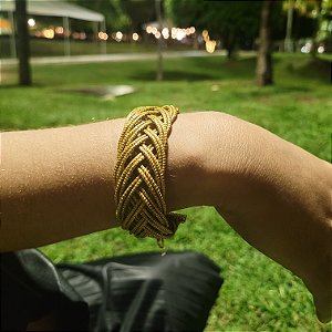 Pulseira Capim Dourado Cód. P10 - Hipoalergênico
