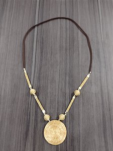 Colar Capim Dourado Cód. C603 - Hipoalergênico