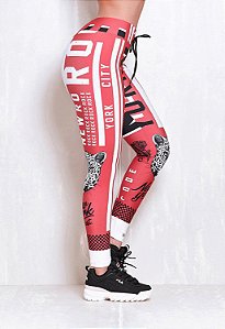 LEGGING ELASTIC RED BLOOD - ÚNICO (36-42)