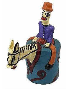 Burrinho de João Neto em Papel Machê - 26cm