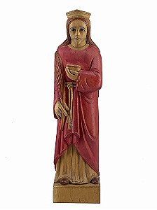 Santa Luzia de Ivo Neres em Madeira - 43cm