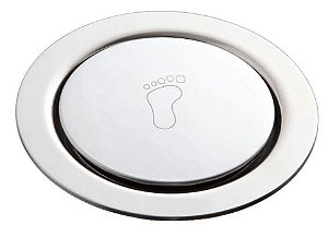 Ralo Click Inteligente Pop Up  - Aço Inox 15x15 Redondo
