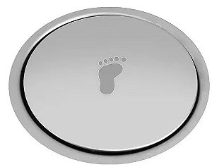 Ralo Click Inteligente Pop Up  - Aço Inox 10x10 Redondo