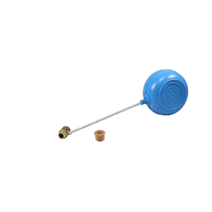 Torneira De Bóia Caixa D'água 1/2 X 3/4 Metal  MAX G Com Veda Rosca