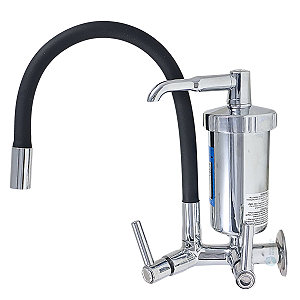 Torneira Gourmet de Cozinha com Filtro Silicone Preto C51