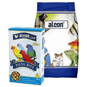 Ração Alcon Club Pássaros Psitacídeos Sticks Papagaio- 700g