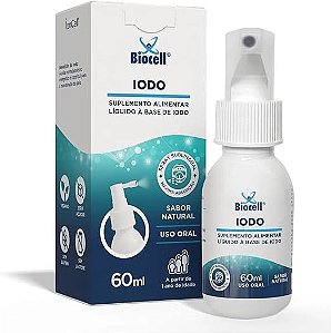 IODO BIOCELL Suplemento Alimentar Líquido Spray 60 ml