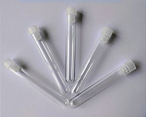 TUBO DE ENSAIO 10ml - 5 unds