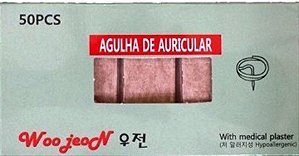 AGULHA AURICULAR WOO JEON 1,5MM CX COM 50 UDS