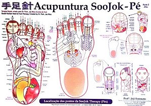 MAPA DA ACUPUNTURA SOOJOK PÉ