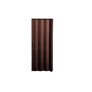 Porta Sanfonada Pvc 210X84Cm Marrom Bariri