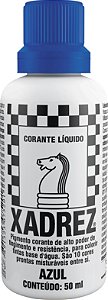 Corante Líquido Xadrez Azul 50Ml Xadrez