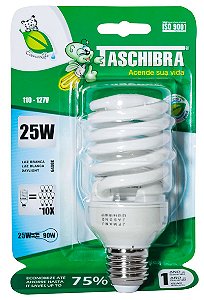 Lâmpada Flourescente 25W * Taschibra