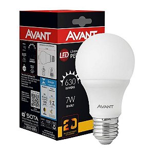 Lâmpada Led 7W Luz Branca Bivolt Avant