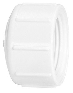 Cap Roscavel 1 1/2'' 50Mm Pvca Branco Plastubos