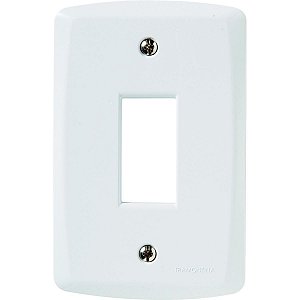 Placa Com Suporte 1P 2X4 Vertical Lux2 Par. Tramontina