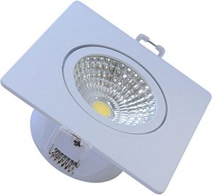 Spot Embutir Supimpa Quadrada 5W Luz Ama. 3000K Bivolt Avant