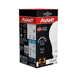 Lâmpada Led 9W Luz Branca Bivolt Avant