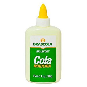 Cola Para Madeira Amarela 90G Brascola