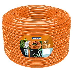 Mangueira Jardim 1/2" Mt Super Flex Laranja Tramontina