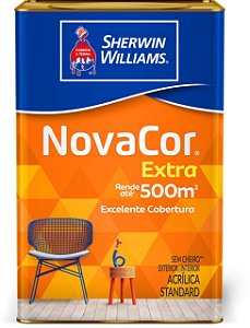 Tinta Acrílica Fosco Novacor Extra 18L Gelo