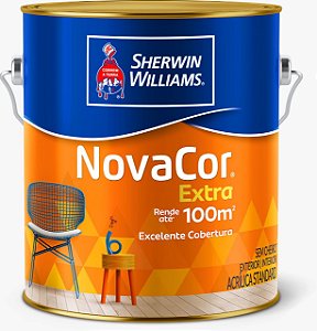 Tinta Acrílica Fosco Novacor Extra 3,6L Areia