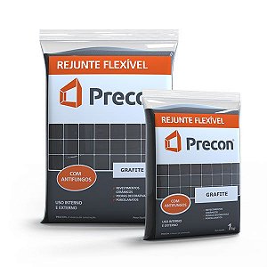 Rejunte Preto Grafite 1Kg Precon