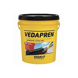 Impermeabilizante Vedapren Preto Balde 18Lt