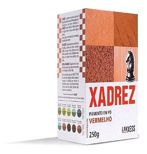 Pigmento Em Pó Xadrez Vermelho 250Gr