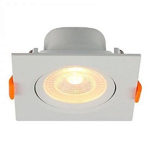 Spot Embutir 6W Luz Amarela Led 3000K Bivolt Blumenau