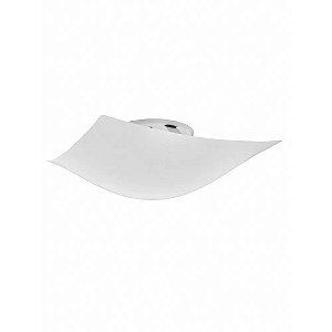 Plafon Solari Quadrado Branco Taschibra