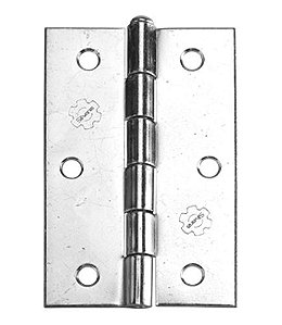 Dobradiça P/ Porta 3,5" C/3 Uni. Car. Zinc. 850 1 Cr Silvana