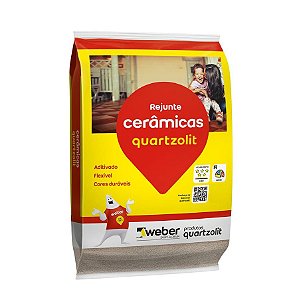 Rejunte Cinza Platina 1Kg Quartzolit