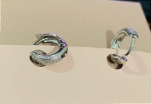 ARGOLA GROSSA RÓDIO BRANCO