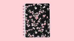 CADERNO BY GOCASE BLACK A5 ROSE