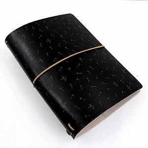 CAPA P PLANNER BLACK DANDELION P/4 BLOCOS