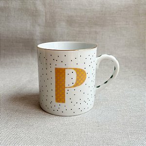 CANECA COLOR LETRA P C/SACO