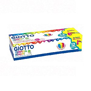 TEMPERA GUACHE GIOTTO 15ML 12 CORES