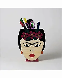 PORTA OBJETOS EM MADEIRA FRIDA