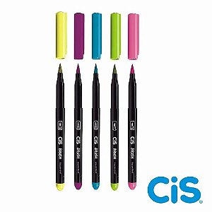 MARCADOR ARTISTICO BRUSH NEON 6PCS