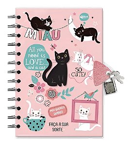 DIARIO COM CHAVE GATOS