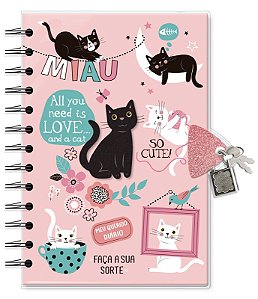 DIARIO COM CHAVE GATOS
