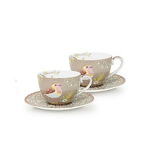 2 XICARAS DE CHA EARLY BIRD CAQUI