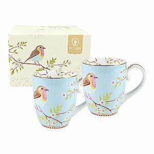 CONJUNTO CANECAS GRANDE EARLY BIRD AZUL