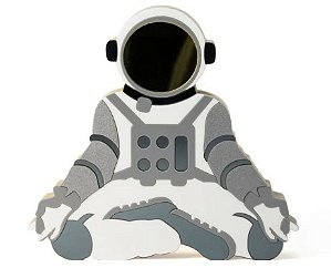 ASTRONAUTA MEDITANDO