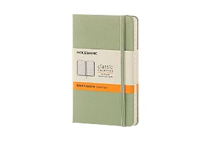 CADERNO MOLESKINE VERDE OXIDO CAPA DURA PAUTADO