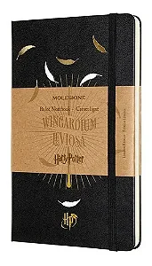CADERNO MOLESKINE HARRY POTTER LEVIOSA PAUTADO 13X21